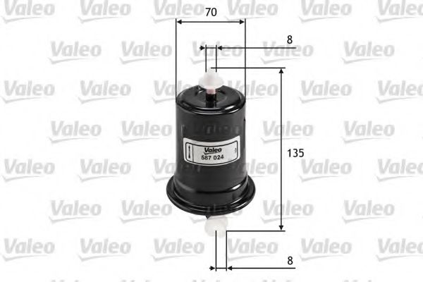 587024 VALEO Fuel filter