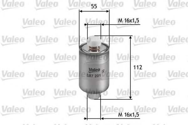 587201 VALEO Fuel filter