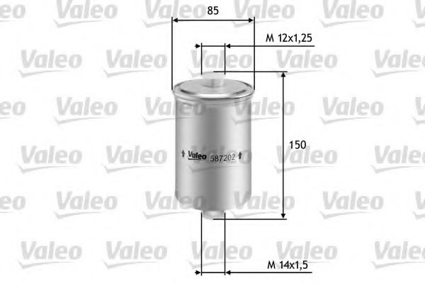 587202 VALEO Fuel filter
