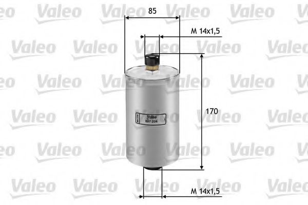 587204 VALEO Fuel filter