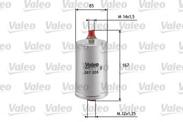 587205 VALEO Fuel filter