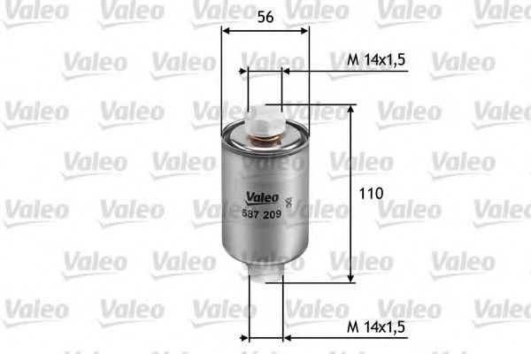 587209 VALEO Fuel filter
