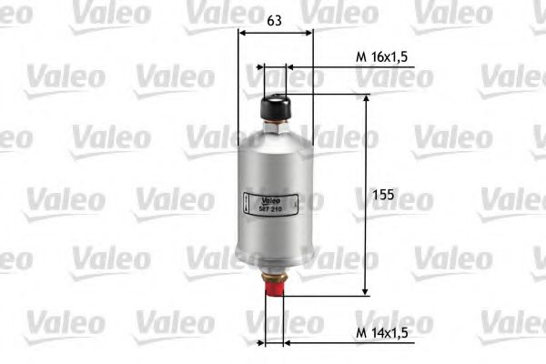587210 VALEO Fuel filter