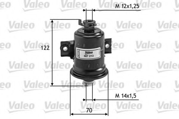 587213 VALEO Fuel Supply System Fuel filter