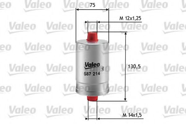 587214 VALEO Fuel filter