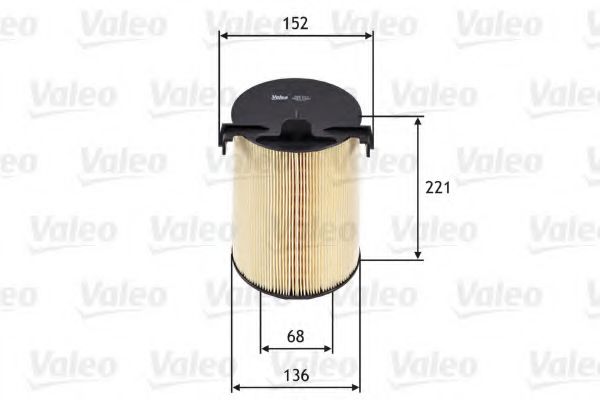 585652 VALEO Air Supply Air Filter
