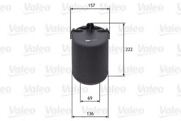 585742 VALEO Air Supply Air Filter