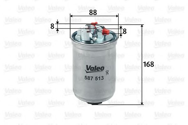 587513 VALEO Fuel filter