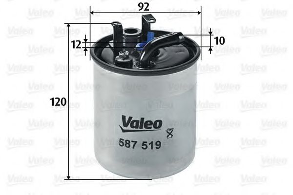 587519 VALEO Fuel filter