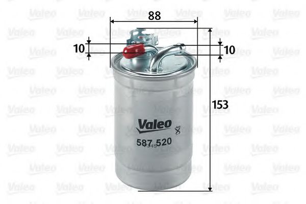 587520 VALEO Fuel filter