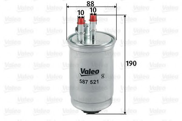 587521 VALEO Fuel Supply System Fuel filter