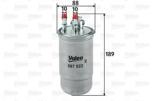 587522 VALEO Fuel filter
