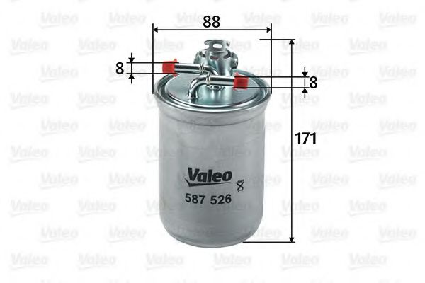 587526 VALEO Fuel filter