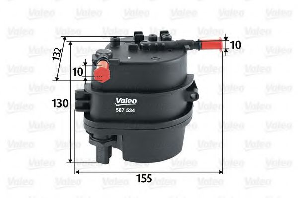 587534 VALEO Fuel filter