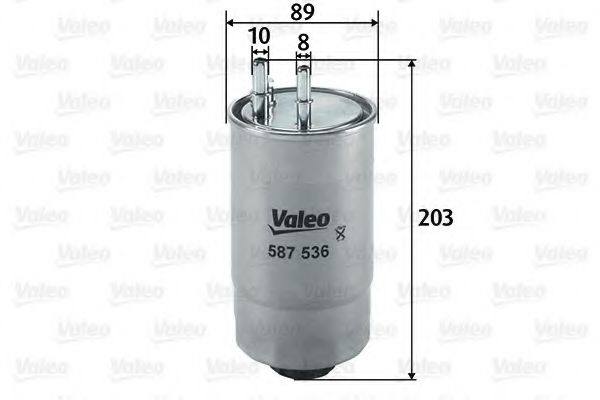 587536 VALEO Fuel filter