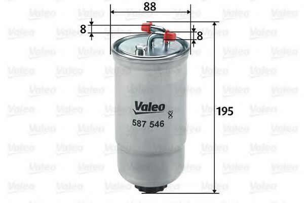 587546 VALEO Fuel filter