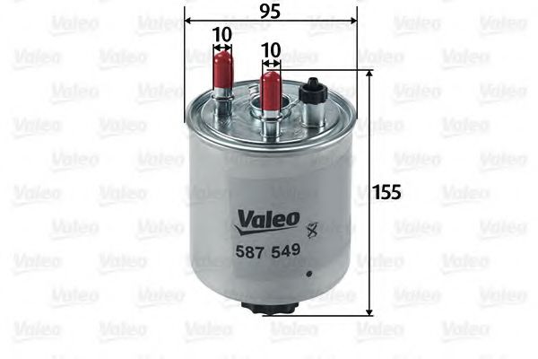 587549 VALEO Fuel filter