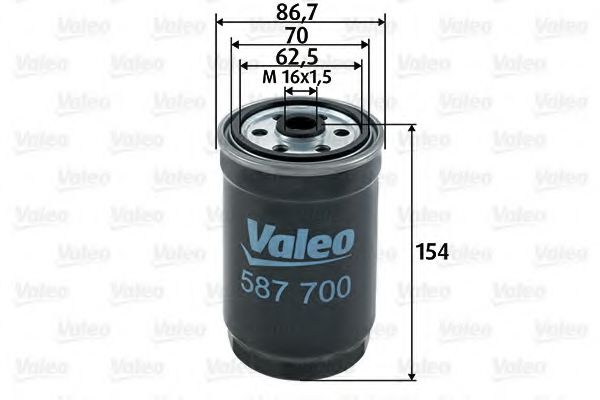 587700 VALEO Fuel filter