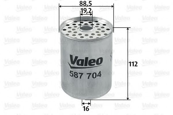587704 VALEO Fuel filter