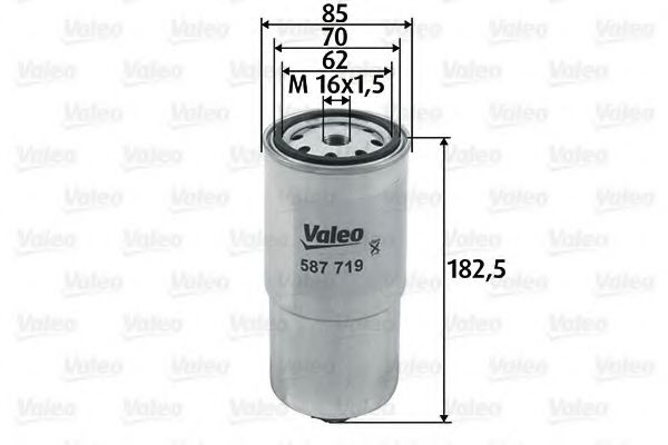 587719 VALEO Fuel filter