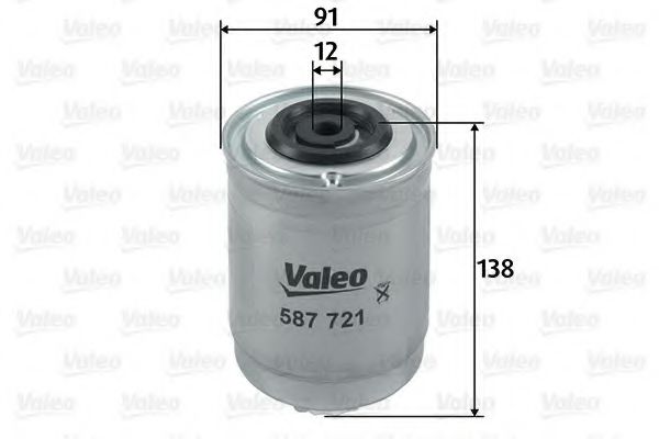 587721 VALEO Fuel filter