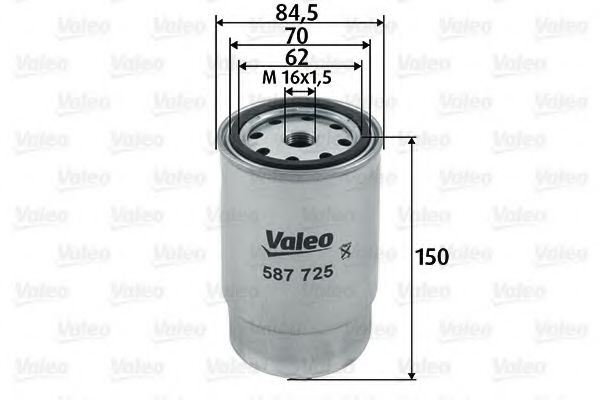 587725 VALEO Fuel filter
