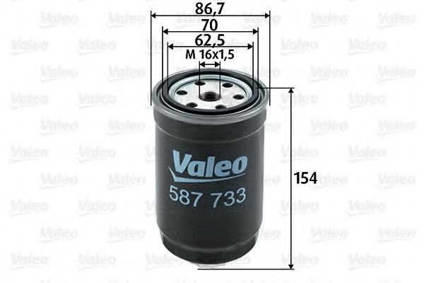 587733 VALEO Fuel Supply System Fuel filter