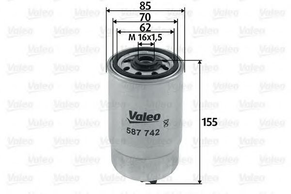 587742 VALEO Fuel filter