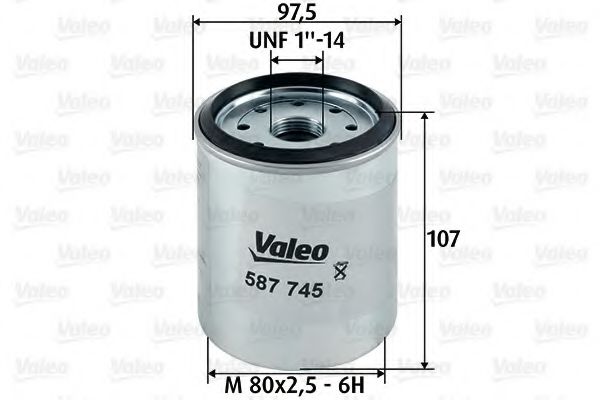 587745 VALEO Fuel filter