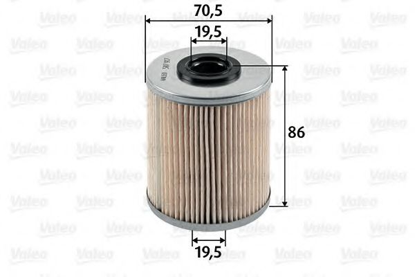 587917 VALEO Fuel filter
