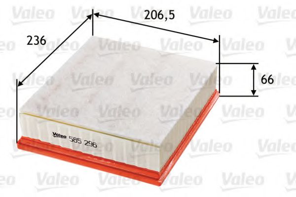 585296 VALEO Air Supply Air Filter