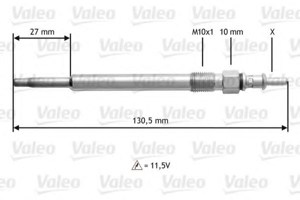 345121 VALEO Repair Kit, suspension strut