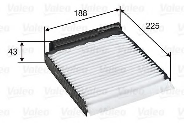 698753 VALEO Filter, interior air