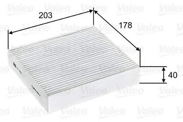 715603 VALEO Filter, interior air