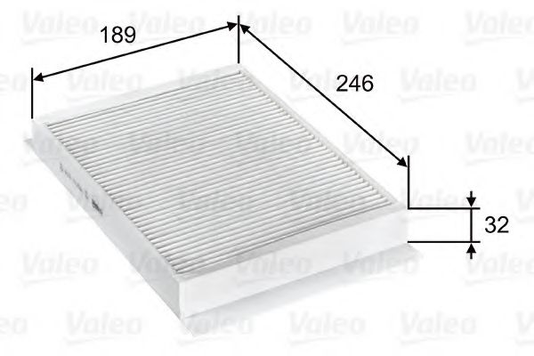 715751 VALEO Filter, interior air