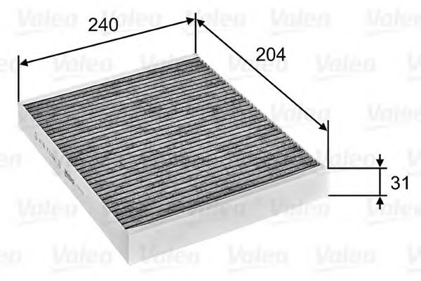 715752 VALEO Heating / Ventilation Filter, interior air