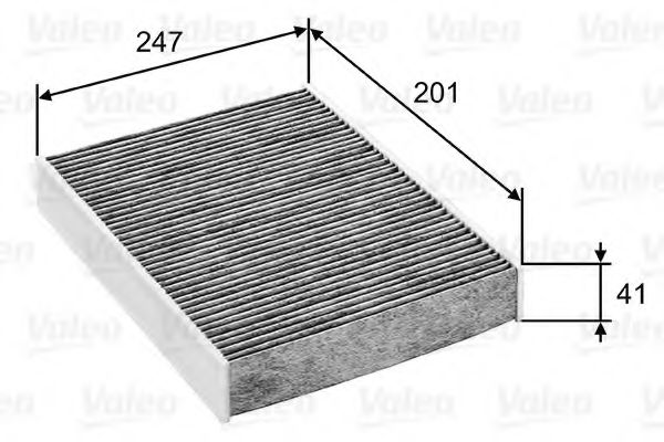 715753 VALEO Heating / Ventilation Filter, interior air