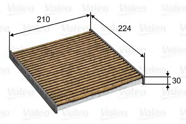 701024 VALEO Filter, interior air