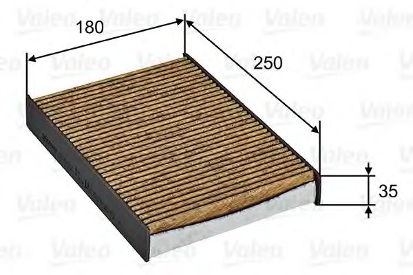 701032 VALEO Heating / Ventilation Filter, interior air