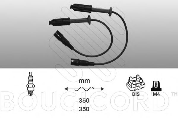 9836 BOUGICORD Ignition System Ignition Cable Kit