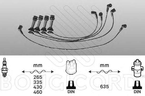7196 BOUGICORD Ignition Cable Kit