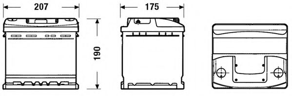 _TC440 TUDOR Starterbatterie; Starterbatterie
