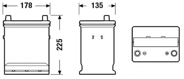 TB320 TUDOR Starterbatterie; Starterbatterie