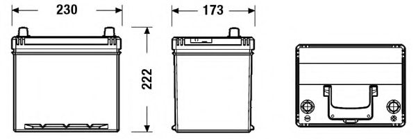 TB604 TUDOR Starterbatterie; Starterbatterie
