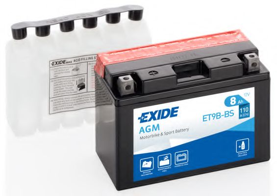 ET9B-BS TUDOR Starter System Starter Battery