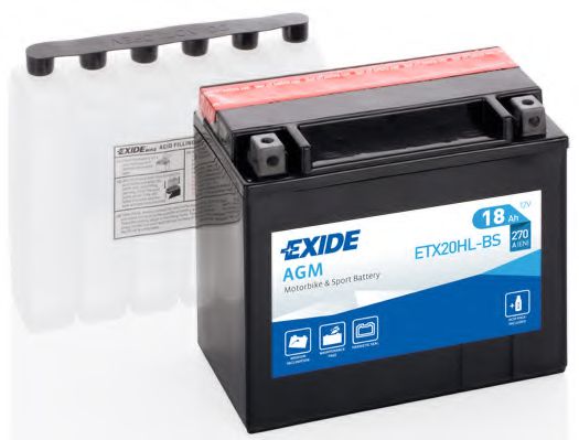 ETX20HL-BS TUDOR Система стартера Стартерная аккумуляторная батарея
