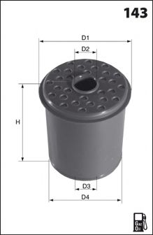 ELG5227 MECAFILTER Fuel filter