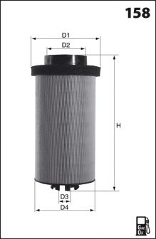 ELG5551 MECAFILTER Fuel Supply System Fuel filter