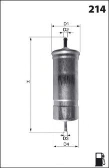E13 MECAFILTER Fuel filter