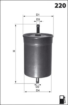 ELE6065 MECAFILTER Fuel filter